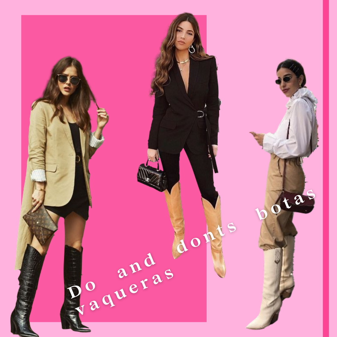 Do and donts botas vaqueras