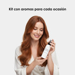 Kit 3 Perfumes Premium para cabello Hairsha