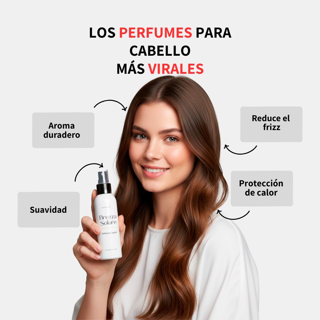 Kit 3 Perfumes Premium para cabello Hairsha