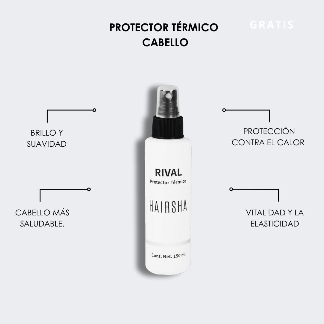 Kit Cabello Tratamiento Reparador + Shampoo Anticaida + Protector Térmico