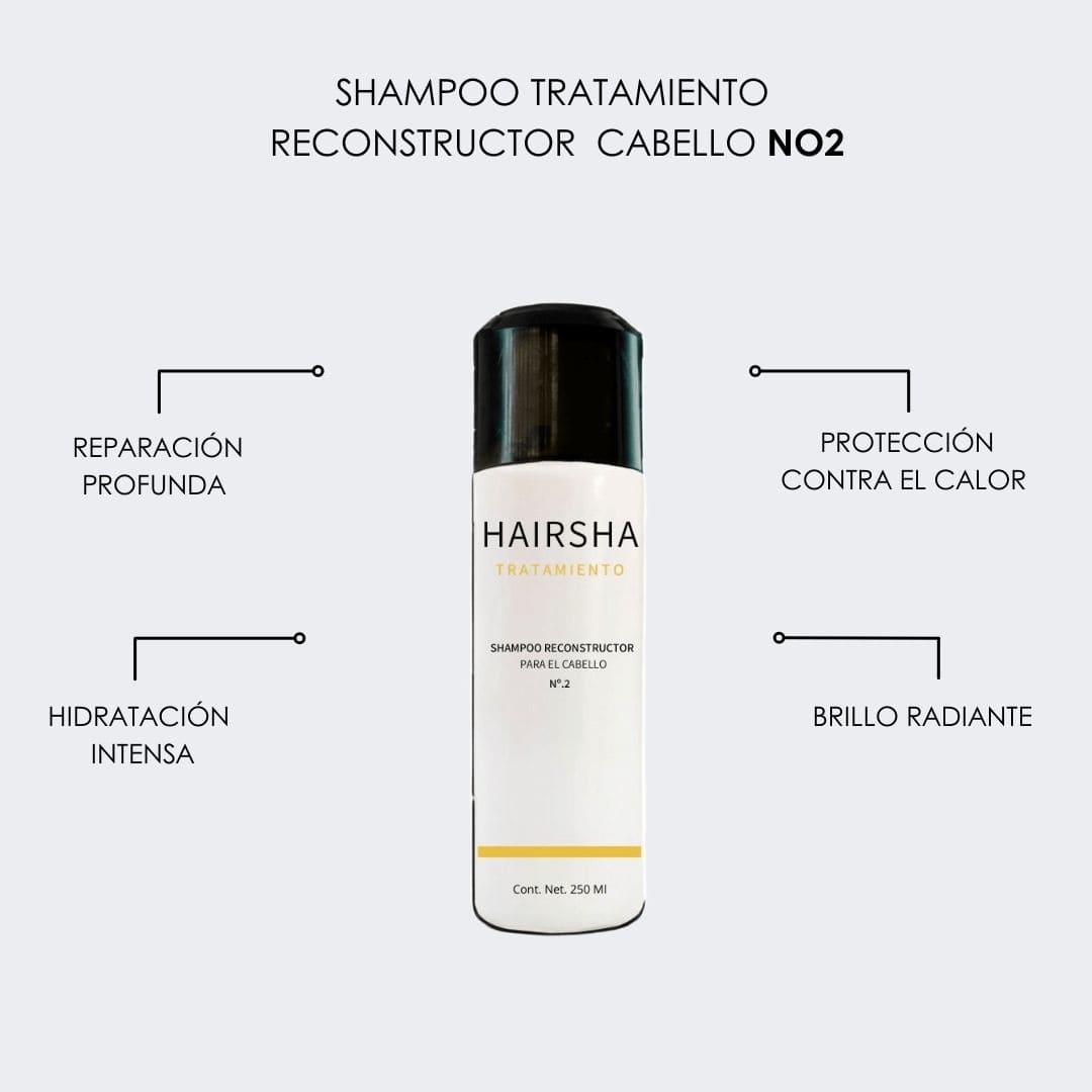 Shampoo Tratamiento Reconstructor de Cabello No2 250 ML